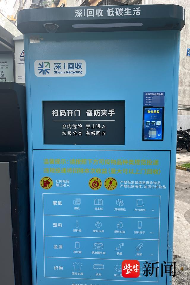 深圳女子向智能回收箱投递近40斤旧衣物提现时却因“旧衣服不回收”遭拒运营方：可能投递了“违规物品”5元以上需人工审核(图1)
