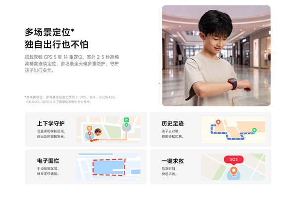 1045元REDMI儿童手表Pro开售：支持无网络定位AI楼层识别(图2)